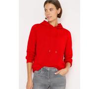 Hoodie CECIL, Damen, Gr. L (42), pumpkin orange, Sweatware, 54% Polyester, 46% Baumwolle, unifarben, comfort fit, ohne Ausschnitt, Bündchen, Sweatshirts, aus softem Materialmix (60610718-L) pumpkin or