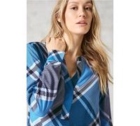 Cecil Damen Karierte Bluse in Blau, Gr: M