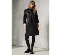 Cecil Damen Kleid im Leder-Look in Schwarz, Gr: XS