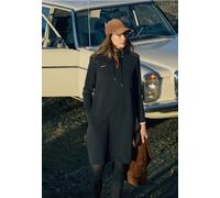 Midikleid CECIL, Damen, Gr. L (42), N-Gr, universal blau, Web, Obermaterial: 53% Polyester, 40% Baumwolle, 7% Elasthan, unifarben, lässig geschnitten ca. Mitte Oberschenkel, Rundhals, Bündchen, Kleide