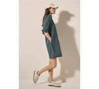 CECIL Damen B144391 Kleid in Unifarbe, Slate Khaki, M