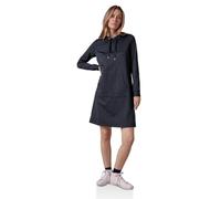 Cecil Midikleid Damen Gr. XL (44) Blau (deep petrol) – gestreift, tailliert, kniefrei, Rundhals