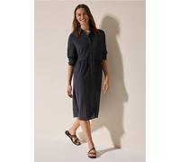 CECIL Damen B143960 Kleid mit Steifen-Struktur, universal Blue, XL