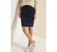Minirock CECIL, Damen, Gr. M (40), universal blau, Stoff, 95% Polyester, 5% Elasthan, unifarben, comfort fit knielang, Röcke Minirock, Middle Waist (88231866-M) universal blau