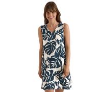 Sommerkleid CECIL, Damen, Gr. M (40), US-Größen, palm breeze grün, Stoff, 95% Viskose, 5% Elasthan, gemustert, normal kniefrei, V-Ausschnitt, abgesteppt, Kleider Sommerkleid, aus Viskose (75457958-M)