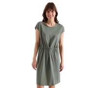 Jerseykleid CECIL, Damen, Gr. 3XL (48), US-Größen, grün (khaki), Jersey, 76% Baumwolle, 24% Polyester, unifarben, comfort fit kniefrei, Rundhals, normaler Saum, Kleider Jerseykleid, mit Rundhalsaussch