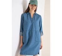 Cecil Damen Knielanges Kleid im Denim-Look in Blau, Gr: XL