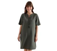 Cecil Damen Knielanges Kleid in Seersuckerqualität