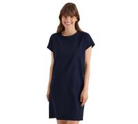 Knielanges Kleid mit Seersuckerstruktur