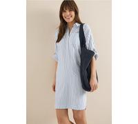 Cecil Damen Knielanges Kleid mit Streifenmuster in Blau, Gr: M