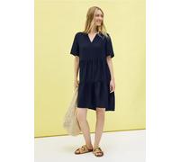 CECIL Damen B144594 Knielanges Volant-Kleid, Urban Navy Blue, M