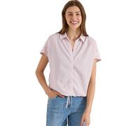 Kurzarm Bluse mit Streifenmuster
