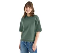 Cecil Damen Kurzarm Sweatshirt im Garment dye Look