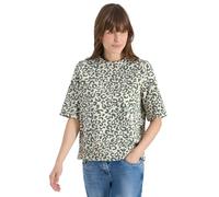 Sweatshirt CECIL, Damen, Gr. M (40), macadamia beige, Web, 88% Baumwolle, 12% Polyester, comfort fit, Rundhals, abgesteppt, Sweatshirts Sweatshirt, Rundhalsausschnitt (48996024-M) macadamia beige