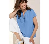 Cecil Damen B345763 Bluse, Aster Blue, XXL