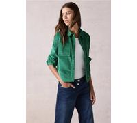 CECIL Damen B212236 Kurze Cordjacke, Malachite Green, L