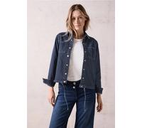 Jeansblazer CECIL Gr. XL (44), blau (dark blue) Damen Blazer (61137561-XL) dark blue