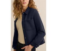 Cecil Damen Kurze Sweatjacke in Blau, Gr: XXL