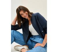 Blouson CECIL, Damen, Gr. XS (36), urban navy blau, Web, Obermaterial: 55% Baumwolle, 42% Polyester, 3% Elasthan; Futter: 100% Polyester, unifarben, casual, normal normal, hoch geschlossener Ausschnit