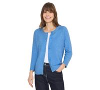 Cecil Cardigan Damen XL (44) fountain blau melange – Strick, Rundhals, hüftbedeckend, bequem