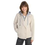 Cabanjacke CECIL, Damen, Gr. M (40), dust beige, Stoff, Obermaterial 1: 93% Polyester, 7% Elasthan; Obermaterial 2: 82% Baumwolle, 18% Polyester, unifarben, comfort fit normal, ohne Ausschnitt, Bündch
