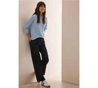 CECIL Damen B322619 Kurzes Melange Shirt, Light Blue Melange, XXL EU