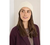 Cecil Damen Kuschelige Strickmütze in Weiß, Gr: One size