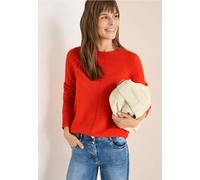 CECIL Damen 3016933 Kuscheliger Pullover, Pumpkin Orange Melange, XL