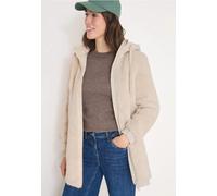 Cecil Damen Kuscheliger Teddy-Mantel in Weiß, Gr: XL