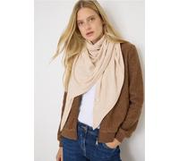 Cecil Damen Kuscheliges Dreieckstuch in Beige, Gr: One size