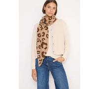 Cecil Damen Kuscheliges Dreieckstuch in Beige, Gr: One size