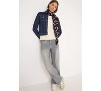 Halstuch CECIL, Damen, Gr. onesize, urban dunkelblau melange, Stoff, 67% Viskose, 28% Polyester, 5% Elasthan, Animalmuster, Modetücher, aus softem Materialmix (48206439-0) urban dunkelblau melange