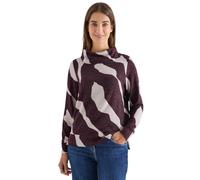Cecil Damen Shirt – kuschelig, gemustert – Rot – Größe S