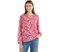 Langarmbluse CECIL, Damen, Gr. L (42), beetroot pink, Stoff, 100% Viskose, geblümt, klassisch normal, Rundhals, elastischer Bund, Blusen, aus softer Viskose (59187350-L) beetroot pink