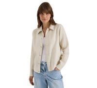 Cecil Damen Langarm Bluse mit Hemdkragen aus Leinen
