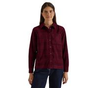 Cecil - Langarm Hemdbluse mit Karomuster berry red - Gr. - L