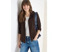 Cecil Damen Langarm Jacke mit Kapuze und Taschen in Braun, Gr: XXL