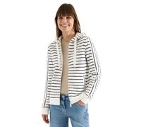 Cecil Damen Langarm Sweatjacke mit Kapuze in Blau, Gr: XXL