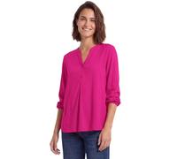 Shirtbluse CECIL, Damen, Gr. XL (44), pink (pink flash), Stoff, 100% Viskose, unifarben, normal normal, Rundhals, abgesteppt, Blusen, aus softer Viskose (30808168-XL) pink flash