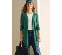 Cecil Damen Langer Basic Cardigan in Grün, Gr: XS