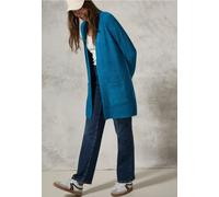 Cecil Damen Langer Bouclé Cardigan in Türkis, Gr: L