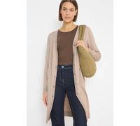 Cecil Damen Langer Cardigan in Beige, Gr: XL