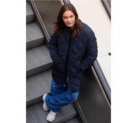 CECIL Damen 1005376 Langer Stepp-Blouson, Dark Navy Blue, S