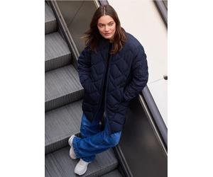 Cecil Damen Langer Stepp-Blouson in Blau, Gr: XXL