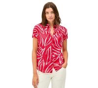 Hemdbluse CECIL, Damen, Gr. L (42), rot (glazed apple rot), Web, 100% Baumwolle, bedruckt, normal normal, V-Ausschnitt, abgesteppt, Blusen, mit allover Print (59895824-L) glazed apple rot