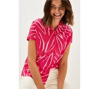 Cecil Damen Leichte Baumwollhemdbluse in Rot, Gr: XL