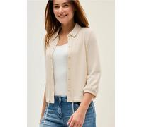 Cecil - Leichte Crepe Jacke beige - Gr. - XXL