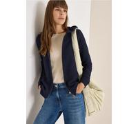 Cecil Damen Leichte Hoodie Jacke in Blau, Gr: XXL
