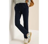 Cecil Damen Leichte Hose im Casual Fit mit Stretch in Blau, Gr: M