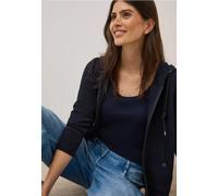 Cecil Damen Leichte Kapuzenjacke in Blau, Gr: XXL